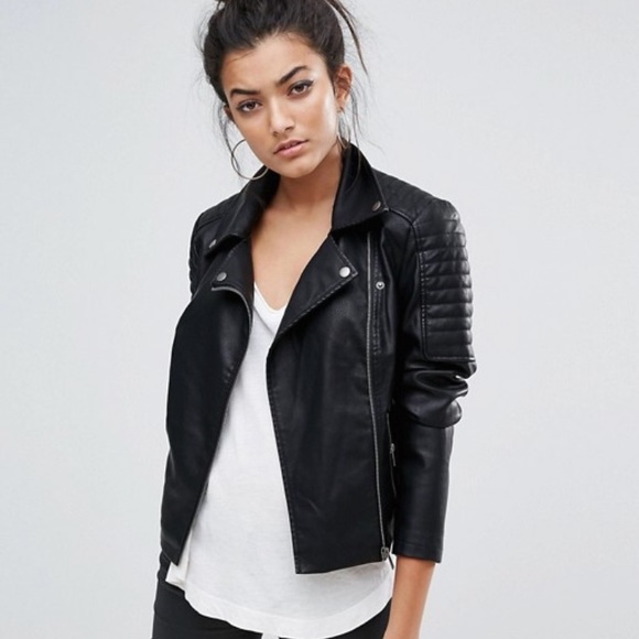 ASOS Faux Leather Jacket - Picture 2 of 3